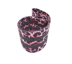 Fabric Leopard Print Resistance Band